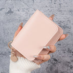 💖Hot 50% OFF🌹RFID Short Wallets for Women – Fashionable Card Holder with Key Ring & Coin Purse