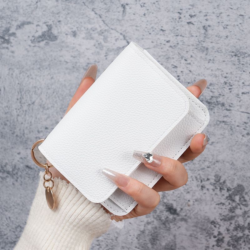 💖Hot 50% OFF🌹RFID Short Wallets for Women – Fashionable Card Holder with Key Ring & Coin Purse