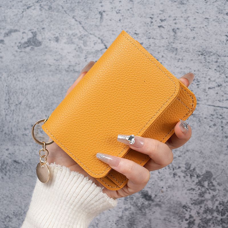 💖Hot 50% OFF🌹RFID Short Wallets for Women – Fashionable Card Holder with Key Ring & Coin Purse