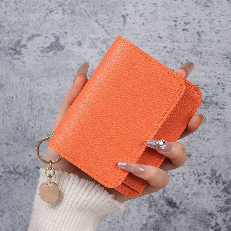 💖Hot 50% OFF🌹RFID Short Wallets for Women – Fashionable Card Holder with Key Ring & Coin Purse