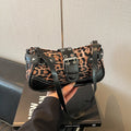 🐆Retro Leopard Print Shoulder Bag for Women 🤎Vintage Style Ladies Crossbody Handbag